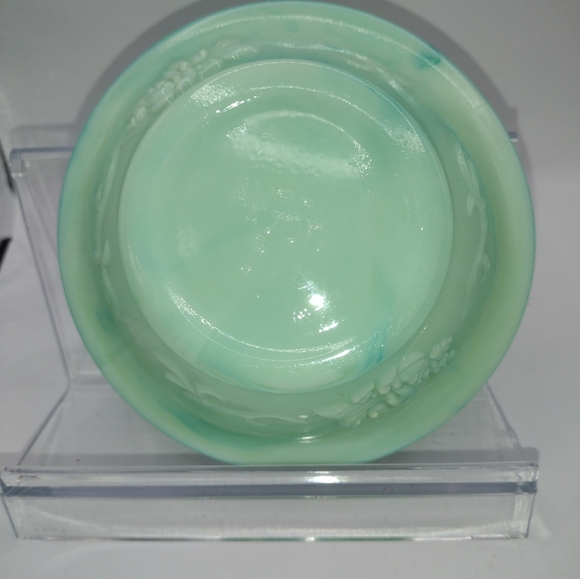 Vintage Avon 1978 Victorian Rose Pitcher Mini Wash Basin Blue/Green Swirl - Picture 7 of 9